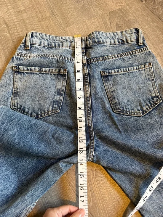 Piral Cross Button Straight Jeans – Size S - Picture 10 of 12